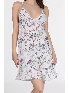 DOREMI Desenli Fantezi Askılı Gecelik DoReMi 002-002343