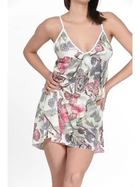 DOREMI Desenli Fantezi Askılı Gecelik DoReMi 002-003346