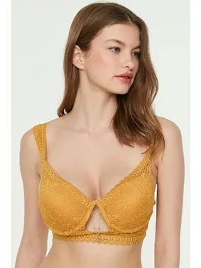 New Bra Lingerie Destekli Dekolteli Push Up Sütyen New Bra 3014