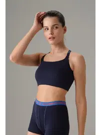 Doreanse Desteksiz Çapraz Askılı Doreanse Crop Atlet 5588