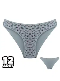 Dondeza Ekru 12Li Kadın Bikini Külot Dondeza 101-142