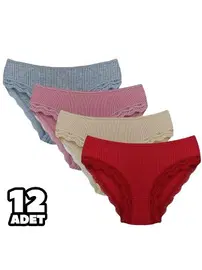 Dondeza Kaşkorse kadın Bato 12Li Kadın Külot Dondeza 3054