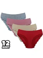 Kaşkorse kadın Bato 12Li Kadın Külot Dondeza 3054 Gri