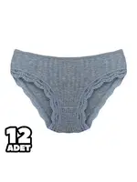 Kaşkorse kadın Bato 12Li Kadın Külot Dondeza 3054 Gri farklı açı