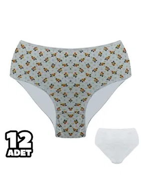 Dondeza Battal Beden Bato kadın Külot 12Li Dondeza 601-37