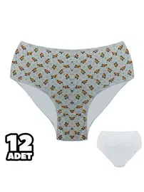 Dondeza Battal Beden Bato kadın Külot 12Li Dondeza 601-37