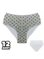 Battal Beden Bato kadın Külot 12Li Dondeza 601-37 Ekru