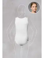 Kız Çocuk Bodysuit Doreanse 450 Beyaz detay görünüm