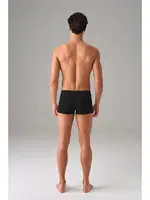 Likralı Pamuklu Erkek Dikişsiz Mini Paça Boxer Doreanse 1749 Siyah görsel 4