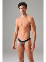 Doreanse Erkek Fantezi Çok Renkli Baskılı String 1010 Rainbow