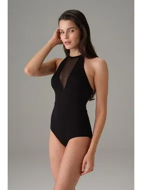 Doreanse Doreanse Kadın Derin Tül Dekolte Detaylı Modal Body 12108