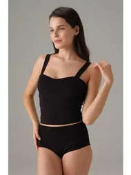 Doreanse Doreanse Kadın Kalp Yaka Askılı Crop Atlet 9402