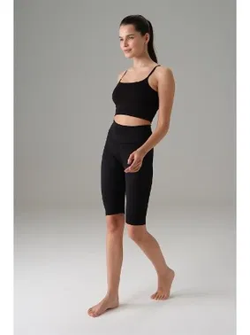 Doreanse Doreanse Kadın Siyah Bisikletçi Tayt 8031