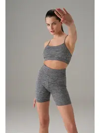 Doreanse Yüksek Bel Toparlayıcı Kısa Bisikletçi Spor Kadın Tayt Doreanse 8033