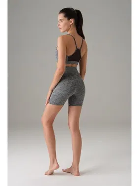 Doreanse Yüksek Bel Toparlayıcı Kısa Bisikletçi Spor Kadın Tayt Doreanse 8033 - Alternatif Görünüm