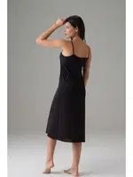 Doreanse Midi Boy Elbise Jupon 11126 Siyah detay görünüm