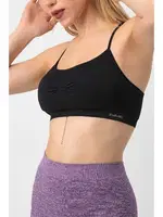 Dikişsiz Kalın Askılı Büstiyer DoReMi 002-000147 Siyah detay görünüm