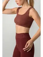 DoReMi Dikişsiz Kalın Askılı Büstiyer 002-000802 Kiremit farklı açı