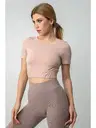 Dikişsiz Kısa Spor Crop DoReMi 002-000107