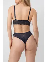 DoReMi Dolgusuz Hazel Dantel Bralet Takım 002-001603 Lacivert farklı açı