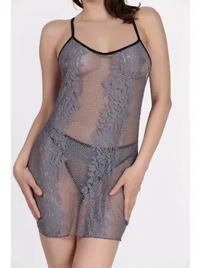 DOREMI Fantezi Askılı Gecelik DoReMi 002-002336