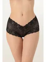 DoReMi Lazer Kesim Külot 001-000905 Siyah detay görünüm