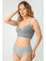 DoReMi Seamless Bralet 002-015286 Gri görsel 4