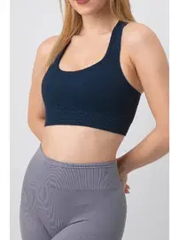 DOREMI DoReMi Seamless Ripli Pedli Spor Sütyen 002-000166