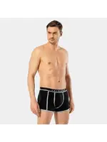 Likralı 2Li Biyeli Erkek Boxer Cacharel 1322/Siyah-Gri Siyah & Gri görsel 4