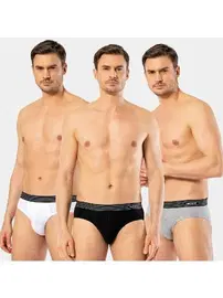 Cacharel 3Lü Kalın Lastikli Erkek Slip Cacharel 1321