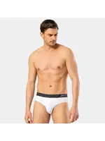 3Lü Kalın Lastikli Erkek Slip Cacharel 1321 3'lü paket (beyaz siyah gri) detay görünüm