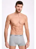 Erkek Boxer Likralı İlke 007 Gri detay görünüm