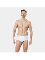 Düz Klasik Erkek Slip 2Li Paket Türen 111 Beyaz detay görünüm