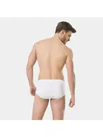Düz Klasik Erkek Slip 2Li Paket Türen 111 Beyaz görsel 4