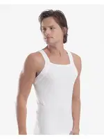 Erkek İnce Askılı Ribana Atlet Beyaz Öztaş A1028 detay görünüm