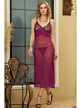 İzabel Erotik Seksi Mor Uzun Gecelik İzabel 2011 - Alternatif Görünüm