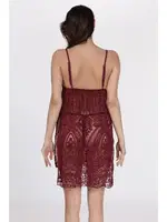 Fantezi Askılı Gecelik DoReMi 002-002335 farklı açı