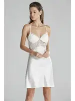 Gelin Çeyiz Seti Güpürlü 6Lı Saten Takım Pierre Cardin 6625 Ekru görsel 17