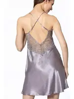 Güpürlü 6Lı Saten Gelin Çeyiz Seti Pierre Cardin 6040 Mor görsel 15