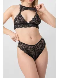 Phevos Güpürlü Fantezi Sütyen Takım Phevos 012-002231