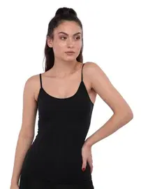 Liza (Layza) İnce Askılı Dikişsiz Kadın Atlet Liza 14001 