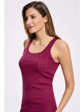 İlke Jakarli Transferli Ribana Geniş Askılı Atlet İlke 2024 - Alternatif Görünüm