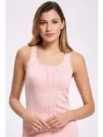 Jakarli Transferli Ribana Geniş Askılı Atlet İlke 2024 Pudra farklı açı