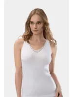 Güpürlü V Yaka Askılı Kaşkorse Pamuklu Atlet Türen 208