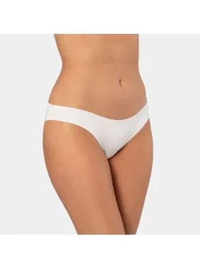 Türen Lazer Kesim Pamuklu Bikini Kadın Külot Türen 907/Beyaz