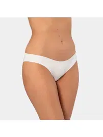 Türen Lazer Kesim Pamuklu Bikini Kadın Külot Türen 907/Beyaz