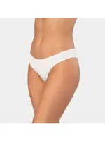 Lazer Kesim Pamuklu Brazilian Kadın Külot Türen 908 Beyaz