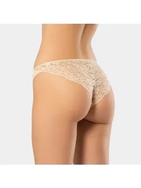 Türen Lazer Kesim Pamuklu Arkası Dantelli Kadın Külot Türen 909/Ten - Alternatif Görünüm