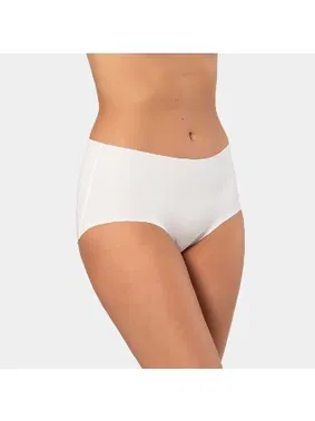 Türen Pamuklu Yüksek Bel Kadın Lazer Kesim Hipster Külot Türen 911