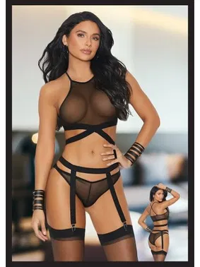 missisX File ve Şerit Detaylı Fantezi Kadın Jartiyer Takımı MissisX 1341